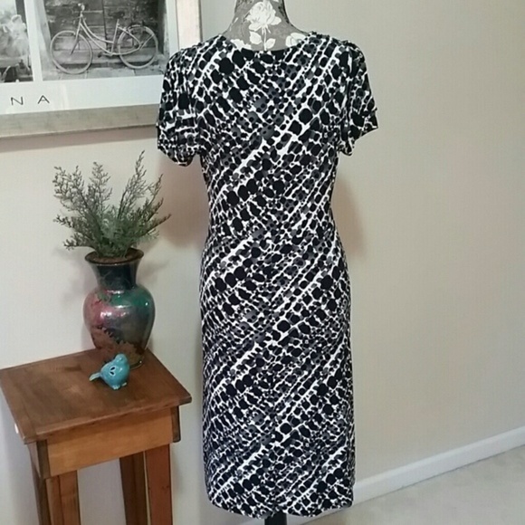 Merona Short sleeve dress sz S black/white - Picture 3 of 4